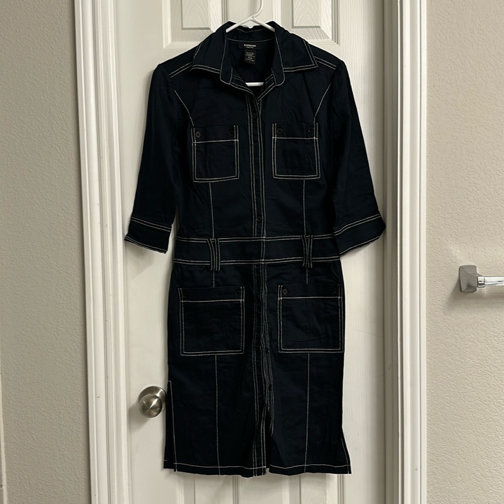 Express Blue Dress